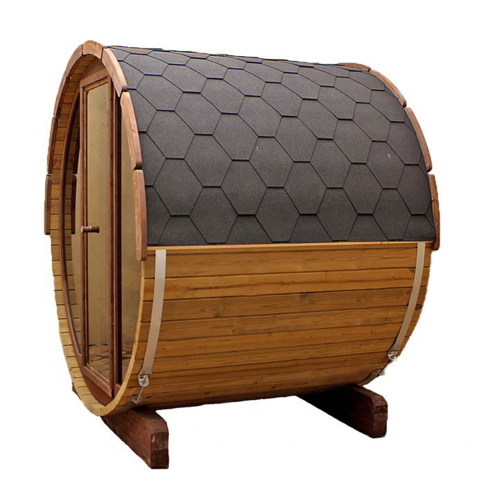 Canadian 4-6 person outdoor red cedar barrel sauna room